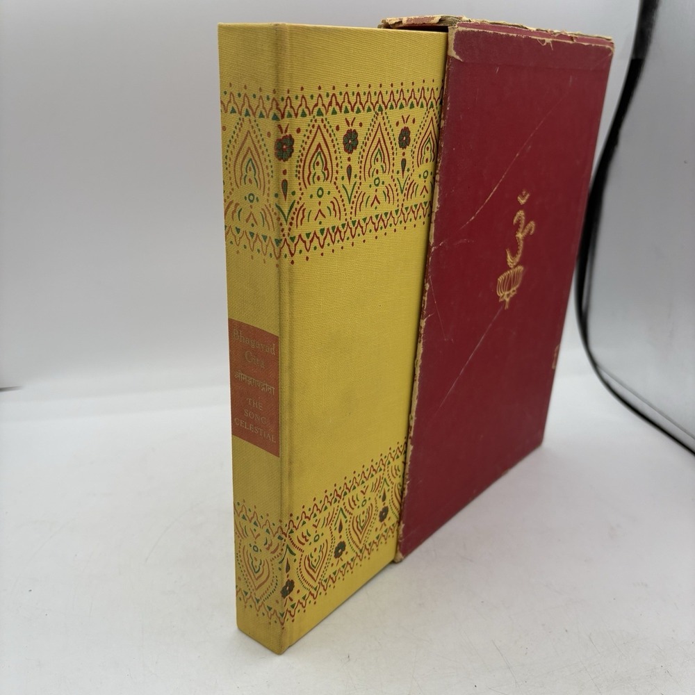 Vintage Bhagavad Gita‎ The Song Celestial Special Content HC Slipcase 1965